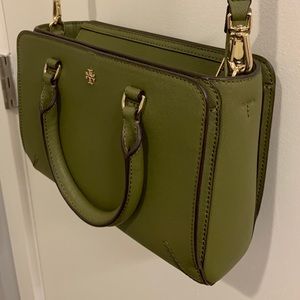 Tory Burch Olive Green Crossbody Bag